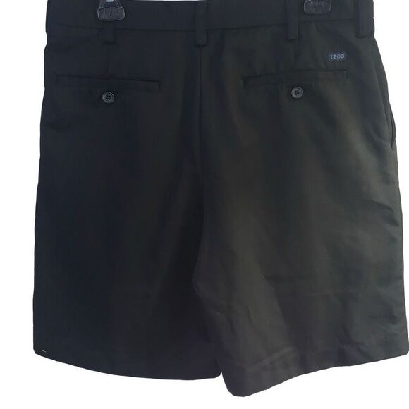 Pre Owned Men's Izod Black Golf Shorts Size 32 Performance Style Athletic - Picture 8 of 11